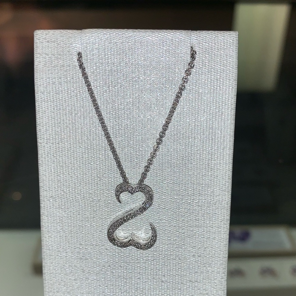 Open Heart by Jane Kay Jewelers necklace.
